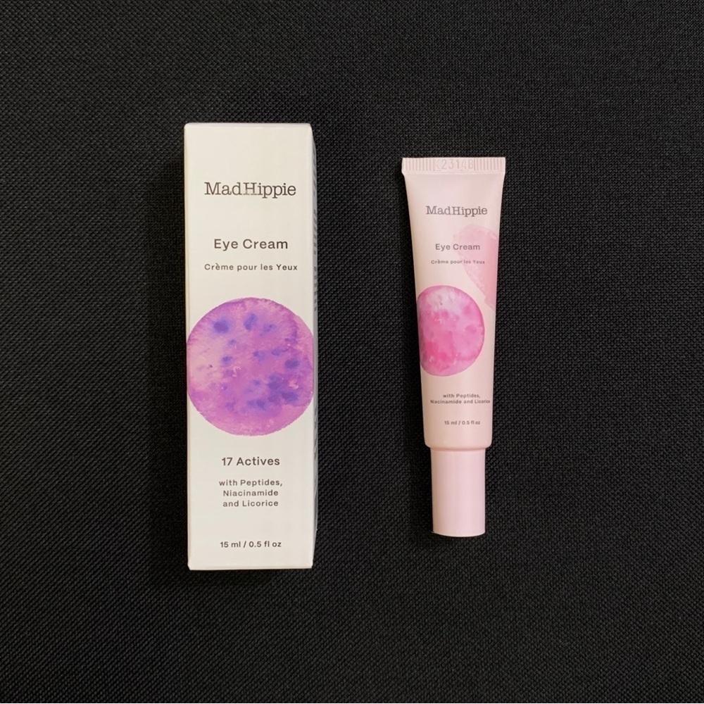 MAD HIPPIE Ceramide & Peptide Eye Cream w/ Vitamin C & B3, Niacinamide